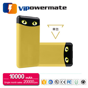 OEM factory high capacity slim portable mobile power bank charger 10000mah